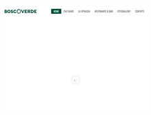 Tablet Screenshot of lidoboscoverde.it